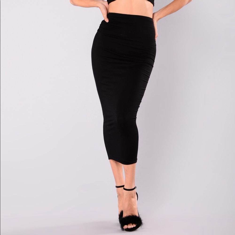 FashionNova Couldn’t Be Bothered Midi Pencil Skirt